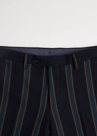Paul Stuart Navy Fancy Stripe Pant, thumbnail 3