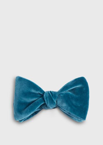 Paul Stuart Blunt Edge Velvet Bow Tie
