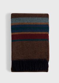 Paul Stuart Striped Wool Blanket, thumbnail 2
