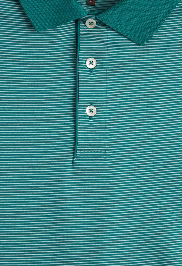 Paul Stuart Mercerized Cotton Bi-Color Stripe Polo, image 3