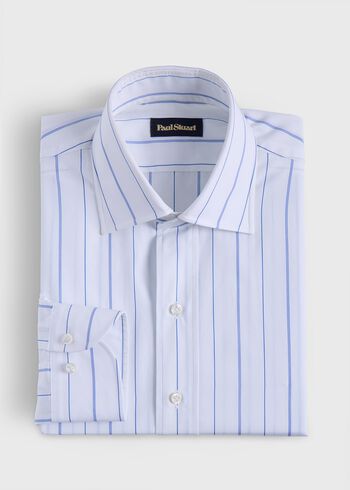 Paul Stuart Wide Stripe Dress Shirt
