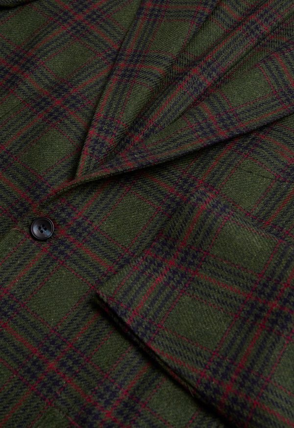 Paul Stuart Plaid Wool Soft Constructed Jacket, image 2