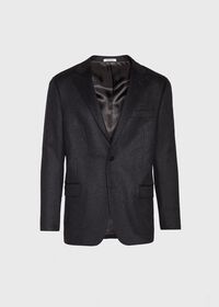 Paul Stuart Charcoal Solid Cashmere Sport Jacket, thumbnail 1