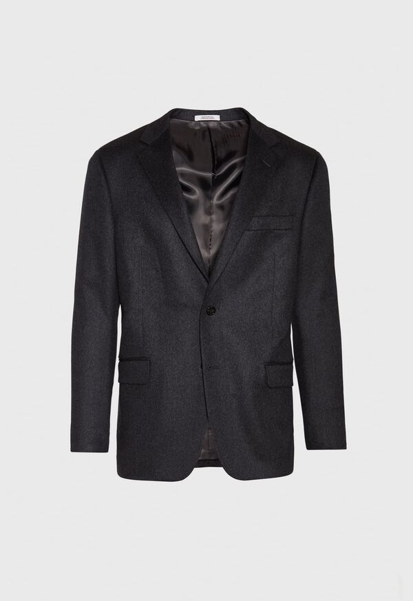 Paul Stuart Charcoal Solid Cashmere Sport Jacket, image 1