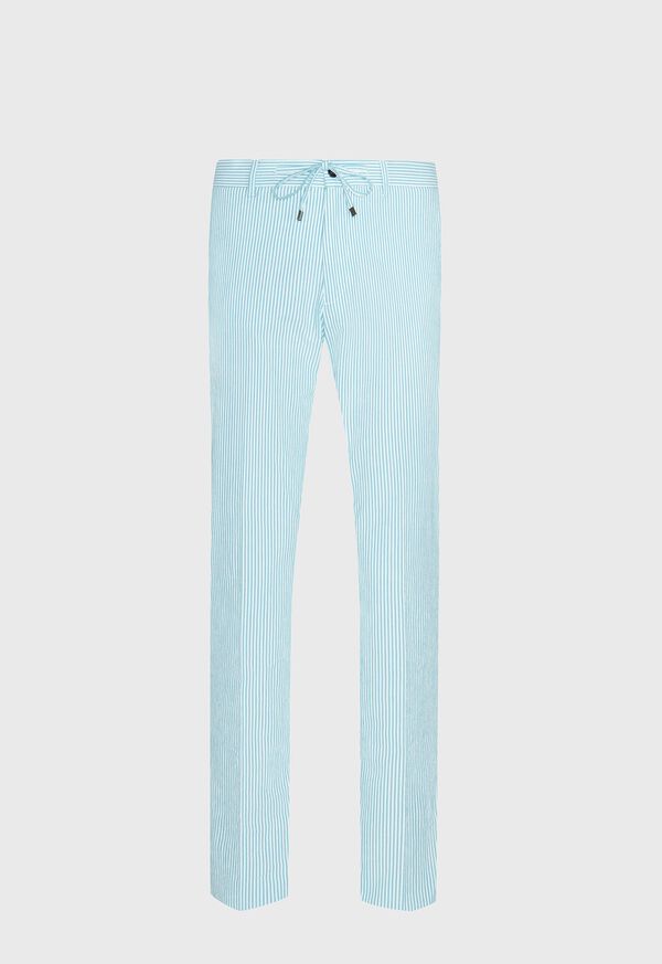 Paul Stuart Slim Fit Drawstring Seersucker Pant