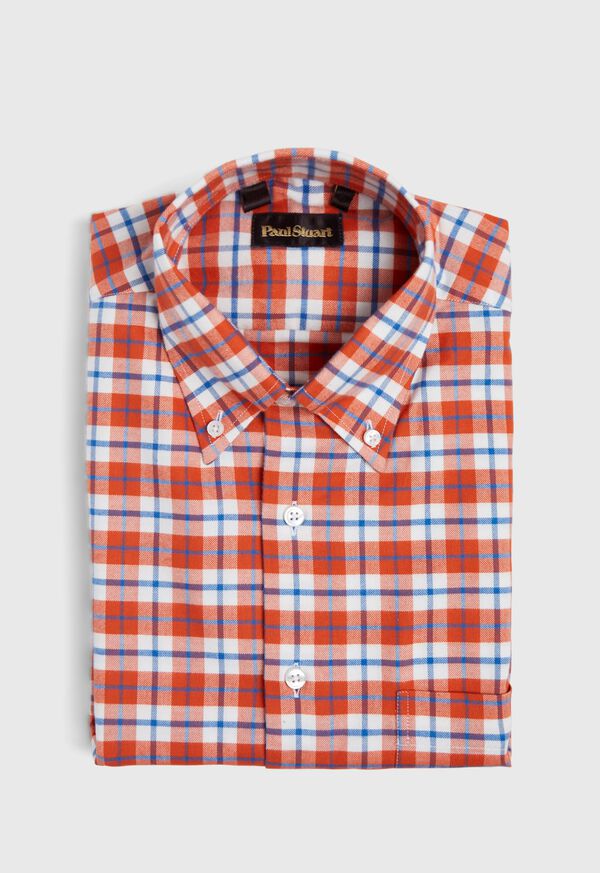 Paul Stuart Big Plaid Flannel Sport Shirt, image 1