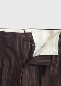 Paul Stuart Chalk Stripe Flannel Suit, thumbnail 7