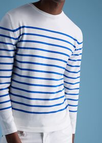 Paul Stuart Striped Crewneck Sweater, thumbnail 4