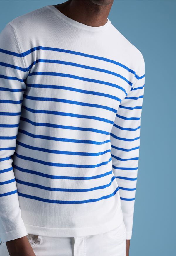 Paul Stuart Striped Crewneck Sweater, image 4