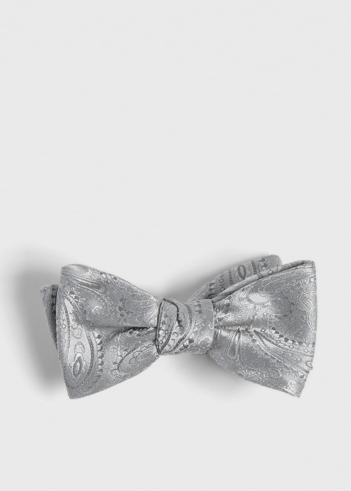 Silk Paisley Jacquard Bow Tie