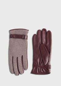 Paul Stuart Knit and Leather Two Tone Glove, thumbnail 1