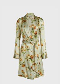 Paul Stuart Rose Silk Robe, thumbnail 1