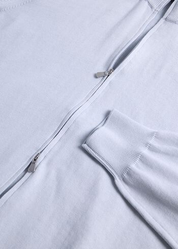 Paul Stuart Cotton Double Zip Cardigan