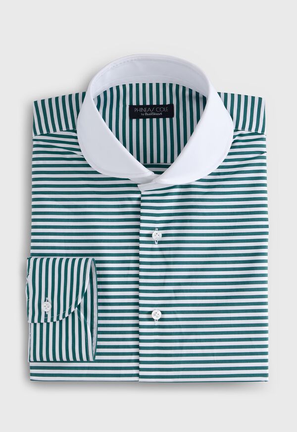 Paul Stuart Horizontal Stripe Dress Shirt, image 1