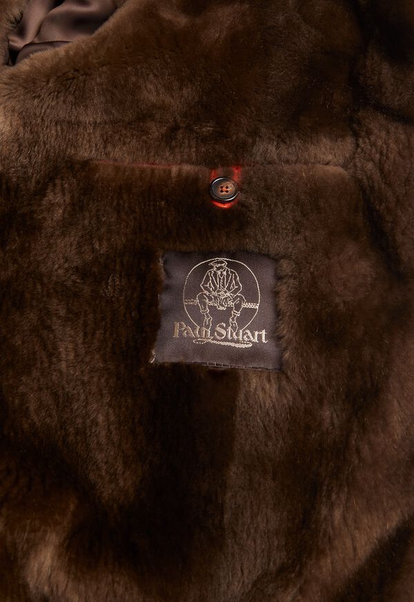 Paul Stuart Beaver Fur Lined Leather Blouson, image 5