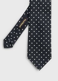 Paul Stuart Printed Silk Dot Tie, thumbnail 1