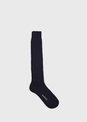 Paul Stuart Cashmere Ribbed Sock