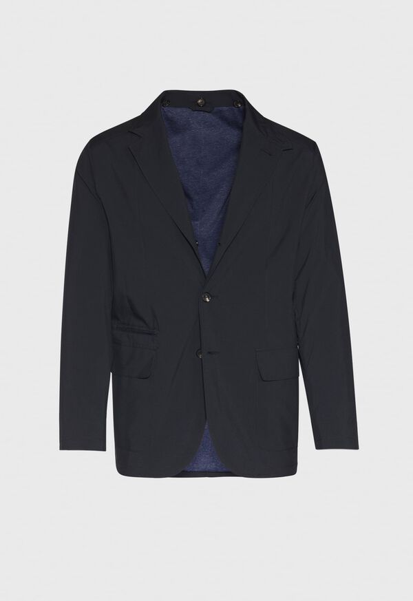 Paul Stuart Navy Hybrid Blazer With Wind Stopper Hood, image 8