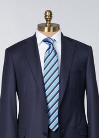 Paul Stuart Silk Jacquard Stripe Tie, thumbnail 2