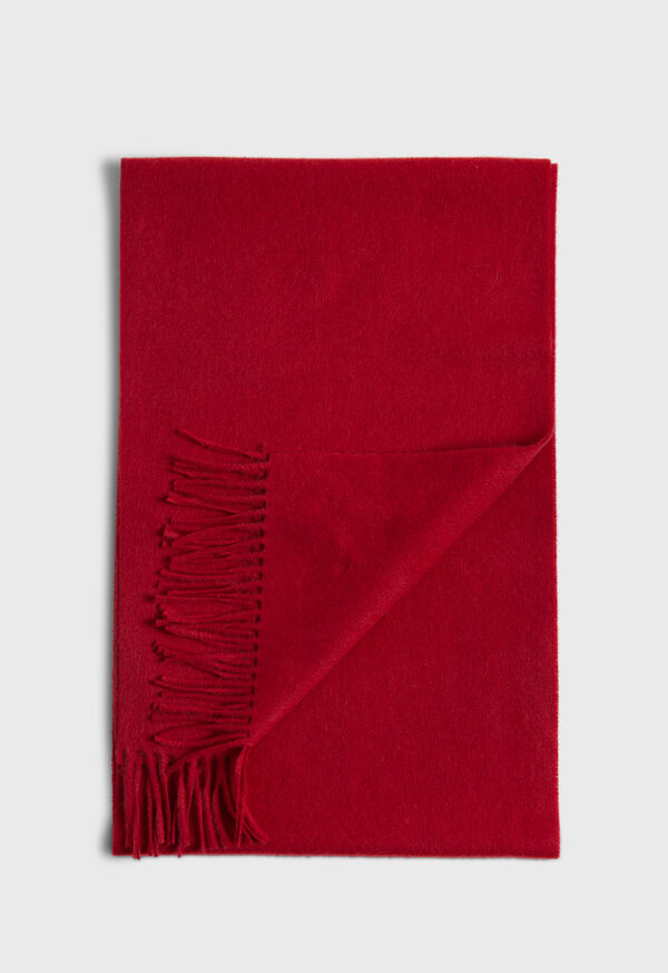 Paul Stuart Cashmere Scarf with Fringe, image 6