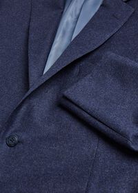Paul Stuart Mid Blue Solid Flannel Paul Fit Suit, thumbnail 2