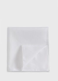 Paul Stuart White Cotton Handkerchief, thumbnail 1