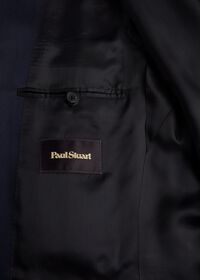 Paul Stuart Solid Navy Silk Sport Jacket, thumbnail 5