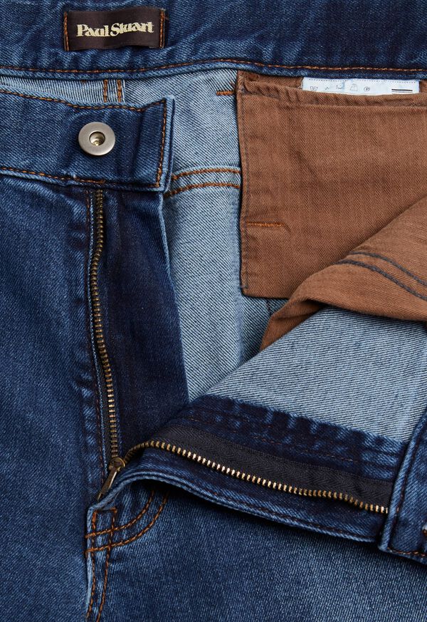 Paul Stuart Stone Washed Jean Pant, image 2