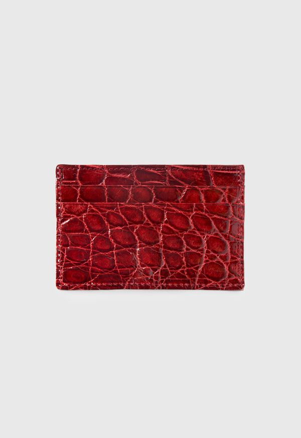 Paul Stuart Alligator Card Case, image 1