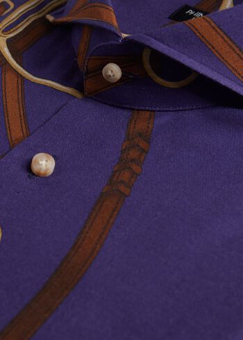 Paul Stuart Printed Cotton Flannel Shirt