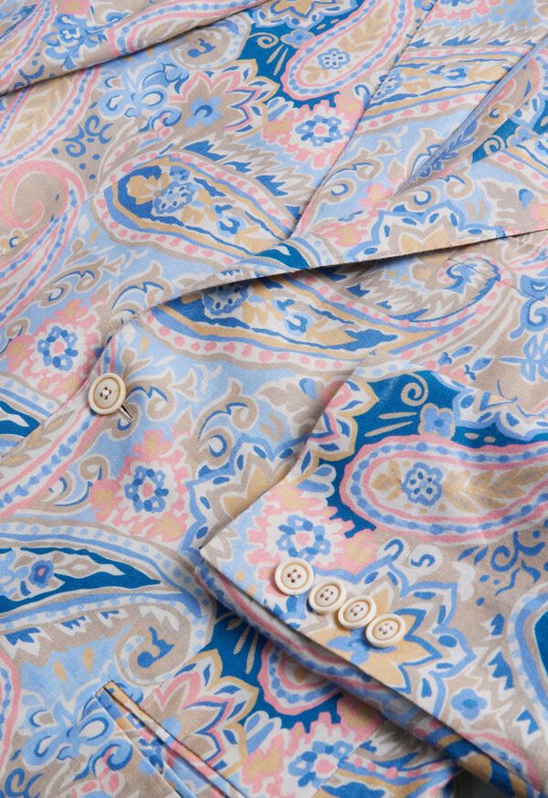 Paul Stuart Printed Floral Linen Jacket, image 3