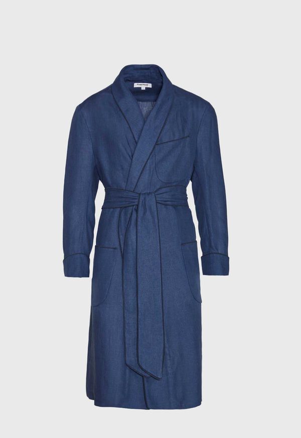 Paul Stuart Solid Linen Robe, image 1