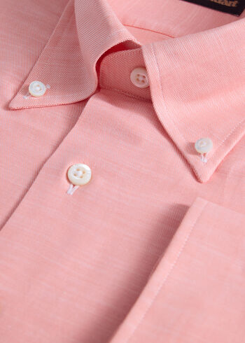 Paul Stuart Cotton Twill Logo Sport Shirt