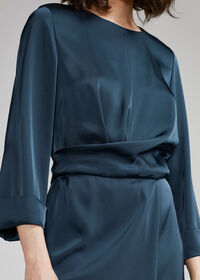 Paul Stuart Tie Front Wrap Dress, thumbnail 2