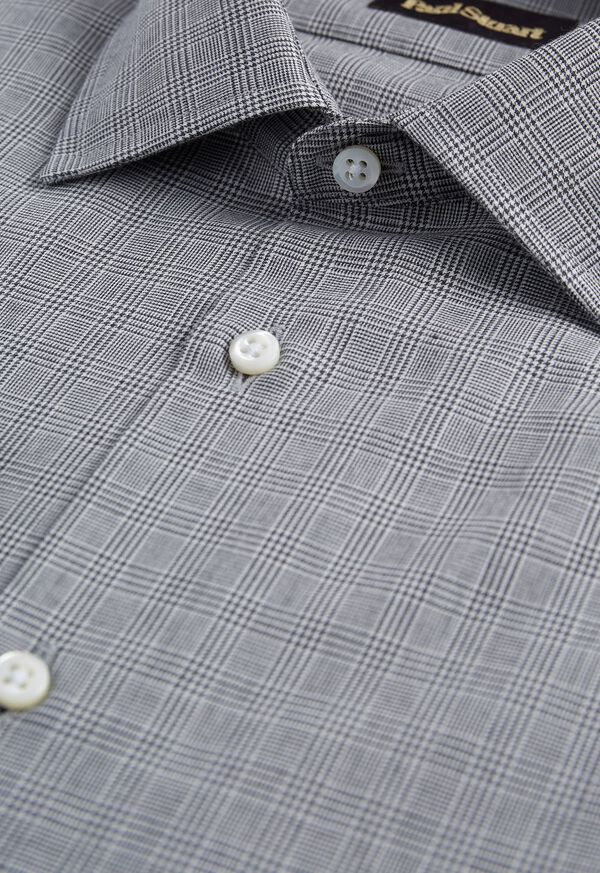 Paul Stuart Cotton and Cashmere Glenn Plaid Dress Shirt, image 2