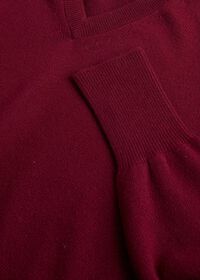 Paul Stuart Classic Cashmere Double Ply V-Neck Sweater, thumbnail 60