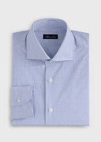 Paul Stuart Micro Check Poplin Dress Shirt, thumbnail 1
