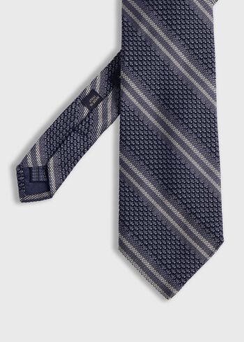 Paul Stuart Silk Grenadine Stripe Tie