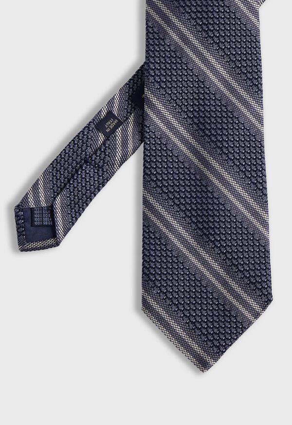 Paul Stuart Silk Grenadine Stripe Tie, image 1