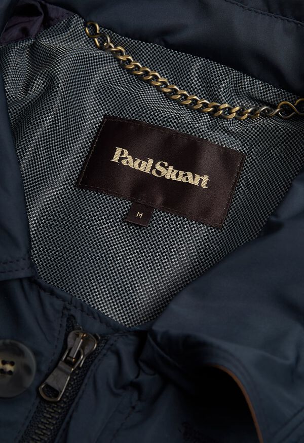 Paul Stuart Partially Lined Nylon Rain Coat, image 4