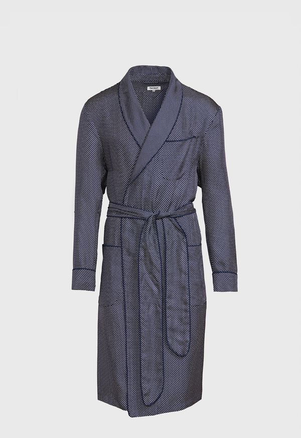 Paul Stuart Silk Pindot Robe, image 1