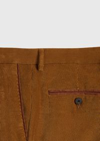 Paul Stuart Suede Trimmed Corduroy Trouser, thumbnail 3