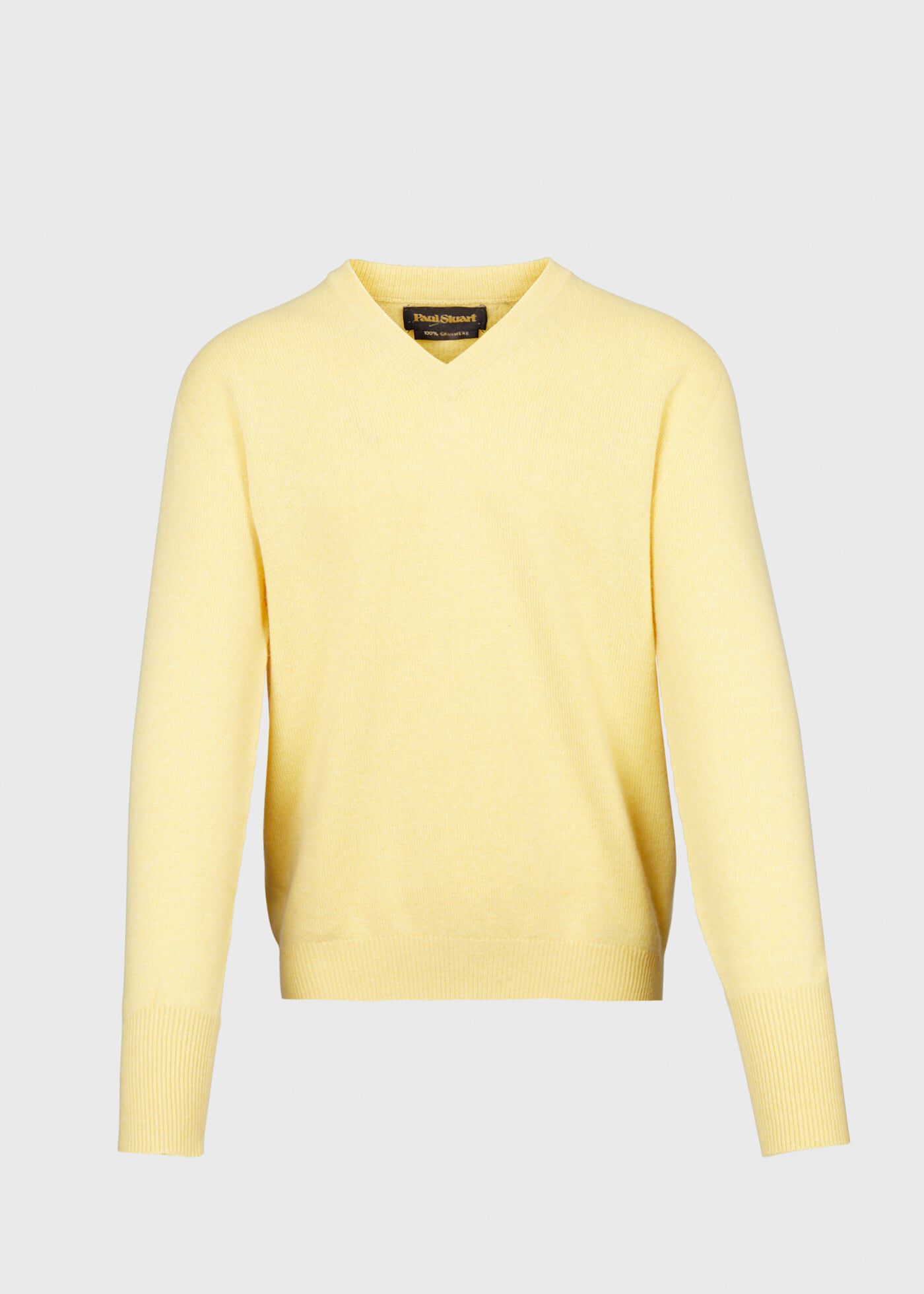 Classic Cashmere Double Ply V Neck Sweater