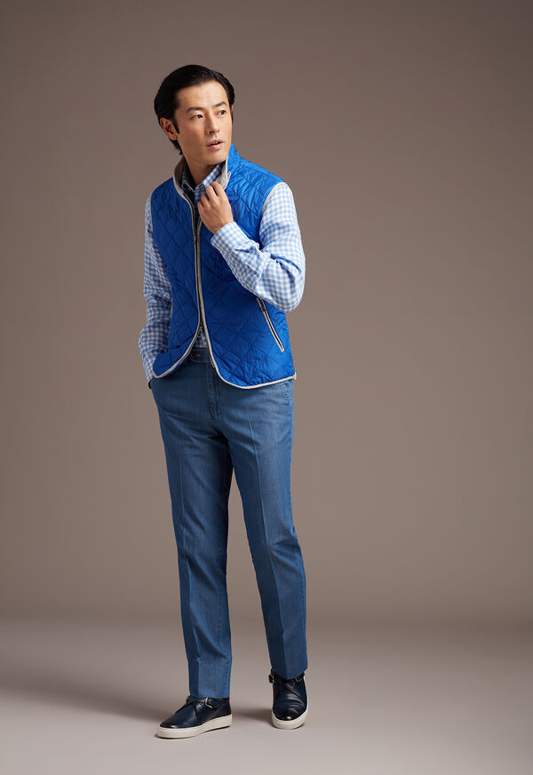 Paul Stuart Nylon Vest With Piping, image 12