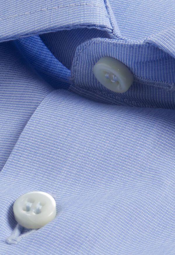 Paul Stuart Blue Slim Fit Dress Shirt, image 2