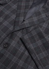 Paul Stuart Grey Plaid Wool Suit, thumbnail 3