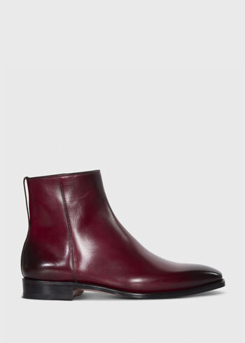 Paul Stuart Spencer Leather Zip Boot