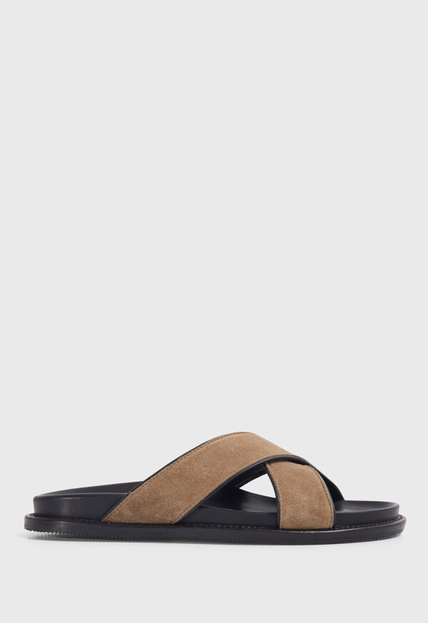 Paul Stuart Punta II Suede Crossover Slide, image 1