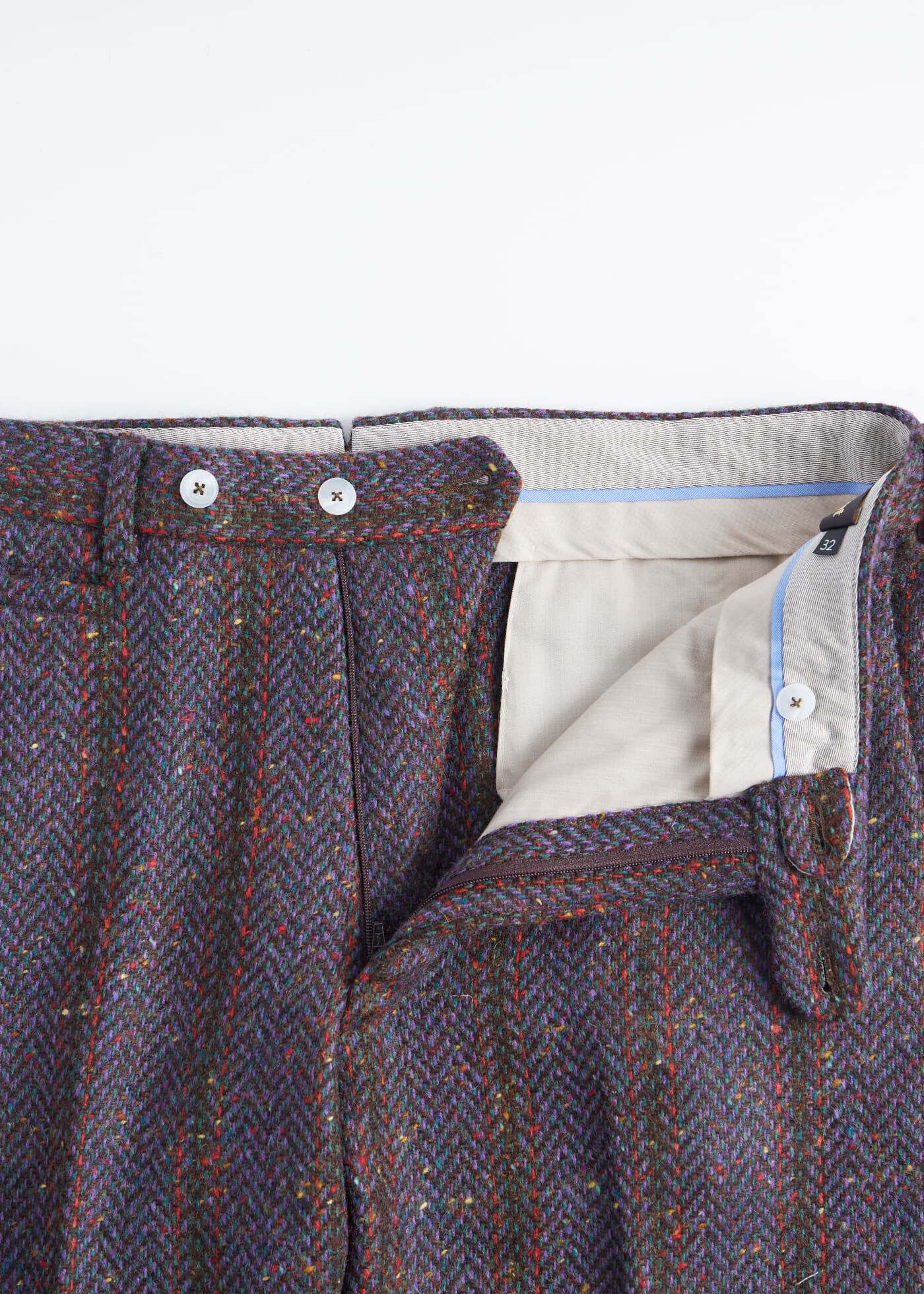 Shetland Wool Tweed Trouser