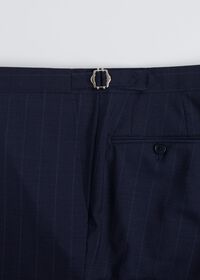 Paul Stuart Phineas Cole Wool Navy Tonal Stripe Suit, thumbnail 7